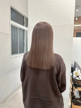 セミロング ゆうき あすかのヘアスタイル