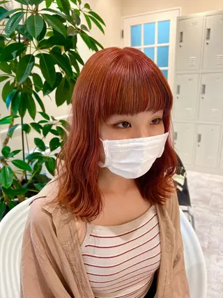 セミロング カラー 🍏すがの みき🍏のヘアスタイル