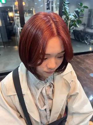 ショート カラー 韓国スタイル🫧 サーシャのヘアスタイル