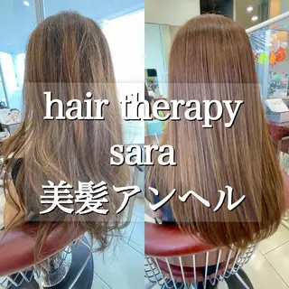 ミディアム カラー パーマ ヘアアレンジ メンズ キッズ マツエク・マツパ sara 荒井店のヘアスタイル