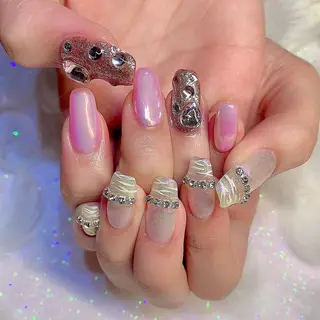 ネイル 3Dアートネイル💗 都築レナのネイルデザイン