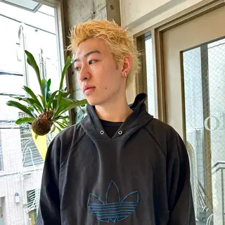 ショート カラー メンズ 🌈圧倒的デザイン パーマ　関和希のヘアスタイル