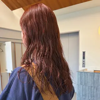 ロング パーマ 高発色ブリーチ/ ハイレイヤー🪽aiのヘアスタイル