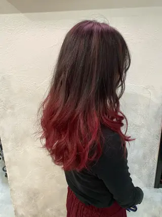 ロング カラー TOMOKO 髪質改善💫縮毛矯正のヘアスタイル