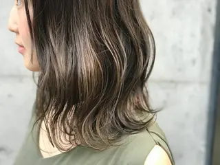 ミディアム カラー ボブ　ショート 特化 迫田紘史のヘアスタイル