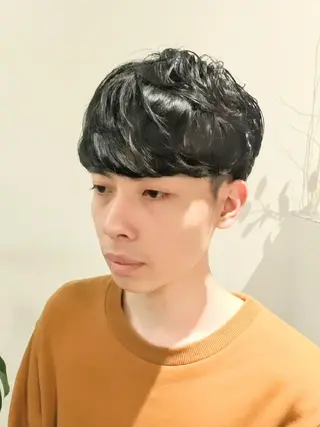 ショート パーマ メンズ 🌈完全個室🌈 ZAWA.のヘアスタイル