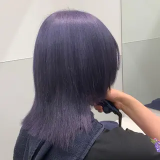 ミディアム カラー れい🫧 ハイトーン特化のヘアスタイル