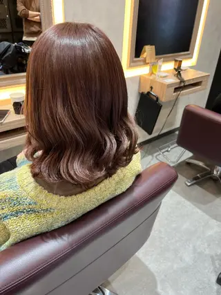 カラー 長尾 みのりのヘアスタイル