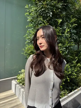 ロング カラー すぐ巻ける縮毛矯正 🍀勝倉　麗のヘアスタイル