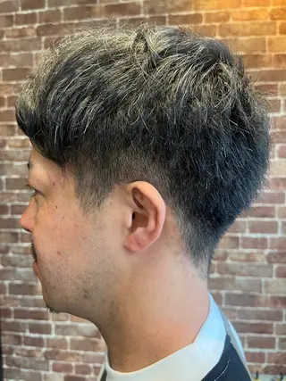 ショート カラー メンズ 久木原 ゆりのヘアスタイル
