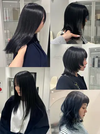 セミロング 柔らかい透明感カラー 🎀maria🎀のヘアスタイル