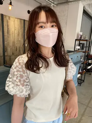 ロング カラー KOOKI スティードトーキョーのヘアスタイル