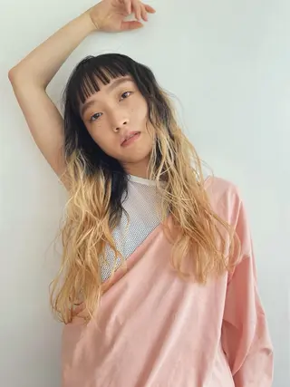 ロング カラー ヘアアレンジ 髪質改善カラー/ボブ 🌻Mutsumiのヘアスタイル