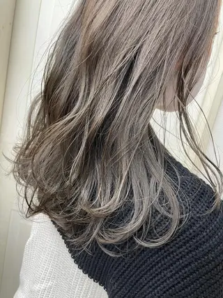 ロング カラー ヘアアレンジ 前髪顔周り✂️店長 ❤️アマミヤ❤️のヘアスタイル