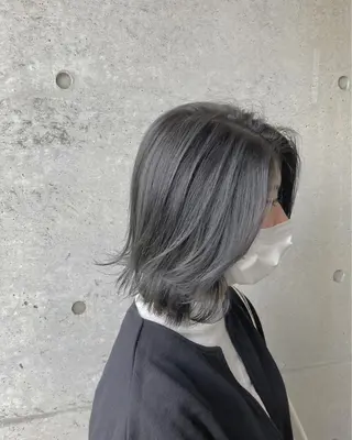 ミディアム はまべ です☆のヘアスタイル