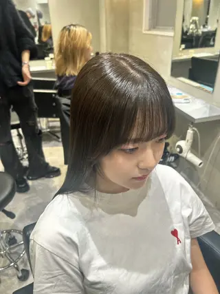 ロング カラー レイヤーカット/ 縮毛矯正🇰🇷早坂のヘアスタイル