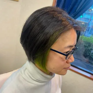 カラー 三原 友美のヘアスタイル