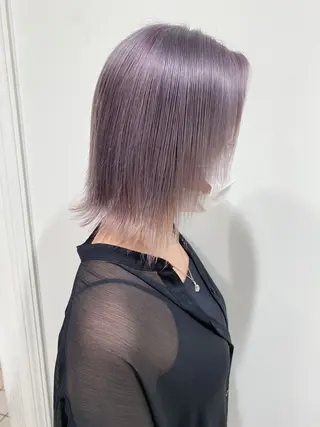 ミディアム カラー ハイトーンカラー🌈 メンズパーマ鈴木康平のヘアスタイル