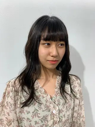 セミロング カラー fifth おのでら ようのヘアスタイル