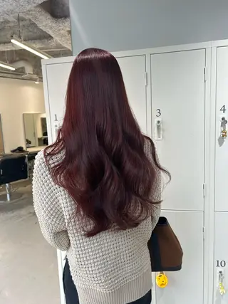 カラー EIGHT mana 海外グレージュ🥥のヘアスタイル