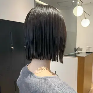 セミロング パーマ 銀座/髪質改善カラー /ボブ/本田 聖のヘアスタイル