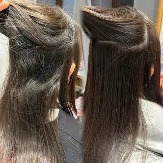 ミディアム ayumi / 郡山/暖色カラーのヘアスタイル