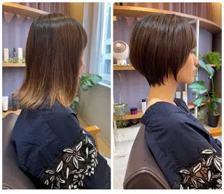 ショート ✂ショート・ボブ専門 顔型診断✂奥田裕仁のヘアスタイル