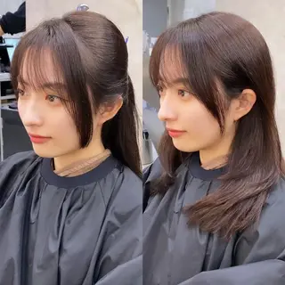 💖美髪矯正／透明感 カラー💖のぞみのヘアスタイル