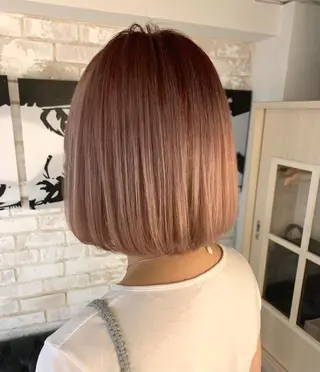 ミディアム ✨ハイトーン✨艶髪 ✨髪質改善✨和田のヘアスタイル