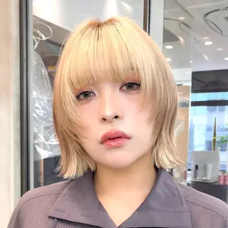 ショート ヘアアレンジ ♥️ボブ縮毛矯正/艶 髪/minami♥️のヘアスタイル
