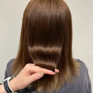 ミディアム ナチュラルヘア 🌱/久留米/あまのヘアスタイル