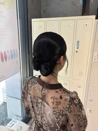 ヘアアレンジ 韓国髪質改善艶カラー /レイヤー/miyuのヘアスタイル