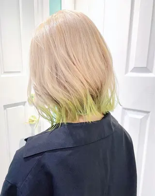 ミディアム 原 千景のヘアスタイル