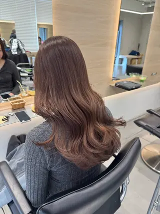 カラー ナカバチ ユイ🌼 Rizm greenのヘアスタイル