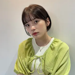 ショート カラー ボブ/ミルクティー /博多/DAI/店長のヘアスタイル