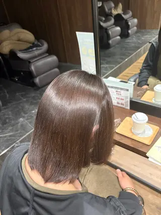 ミディアム カラー ❤️‍🔥ベージュカ ラー❤️‍🔥まゆかのヘアスタイル