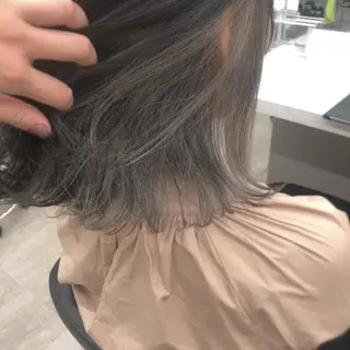 ミディアム カラー ヘアアレンジ 美髪矯正/透明感カラ ー🫧YUUKI🫧のヘアスタイル