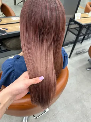 ロング カラー 高松 沙耶のヘアスタイル