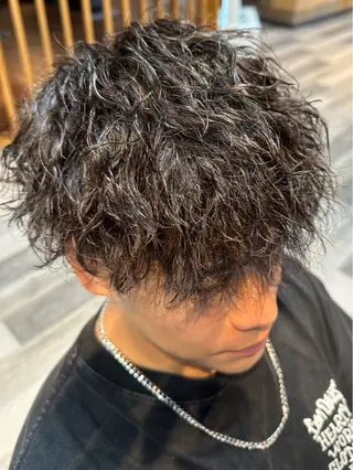パーマ メンズ 和田 直也のヘアスタイル