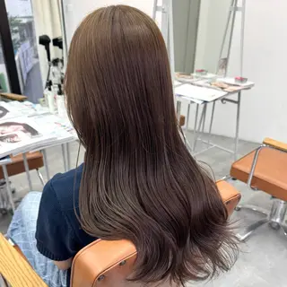 ロング カラー ヘアアレンジ ブリーチなしカラー /新百合ヶ丘/安形翔のヘアスタイル