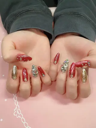 ミディアム ネイル 《LB》ラブリエ Nail&eyeのマツエク・マツパデザイン