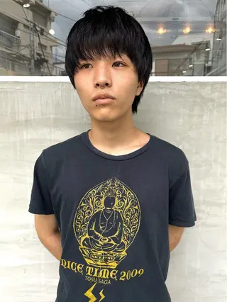 ミディアム メンズ 金井京介/レイヤー /パーマのヘアスタイル