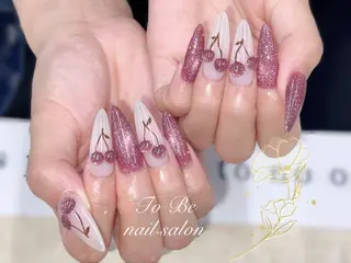 ロング Nail Salon To Be珈月のネイルデザイン