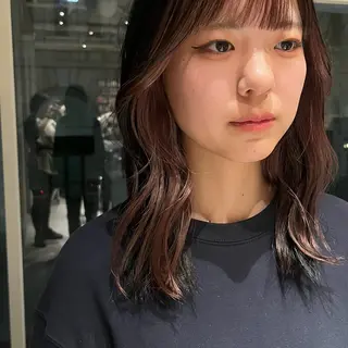 カラー 中野 沙季子のヘアスタイル
