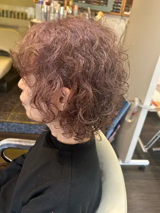 ミディアム 🌸スタイリスト 山浦美恵のヘアスタイル