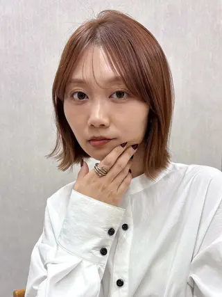 ミディアム ボブ/ミディアム 親しみやすさ/さくらのヘアスタイル