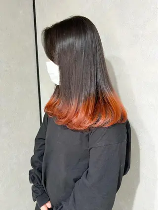 セミロング カラー 成城美容室 YOSHIMURAのヘアスタイル