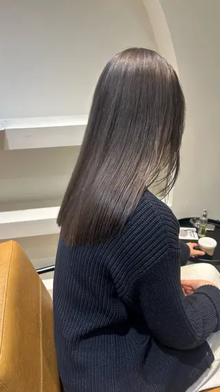 ミディアム カラー じゅわっと暖色カラー 🍊Moemiのヘアスタイル