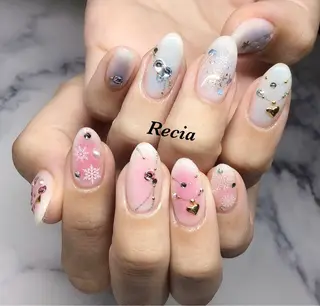 ロング カラー ヘアアレンジ メンズ キッズ ネイル マツエク・マツパ 福田 加奈のネイルデザイン