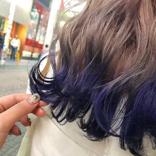 ロング カラー ヘアアレンジ メンズ キッズ ネイル マツエク・マツパ 透明感カラー🤎 ゆりのヘアスタイル